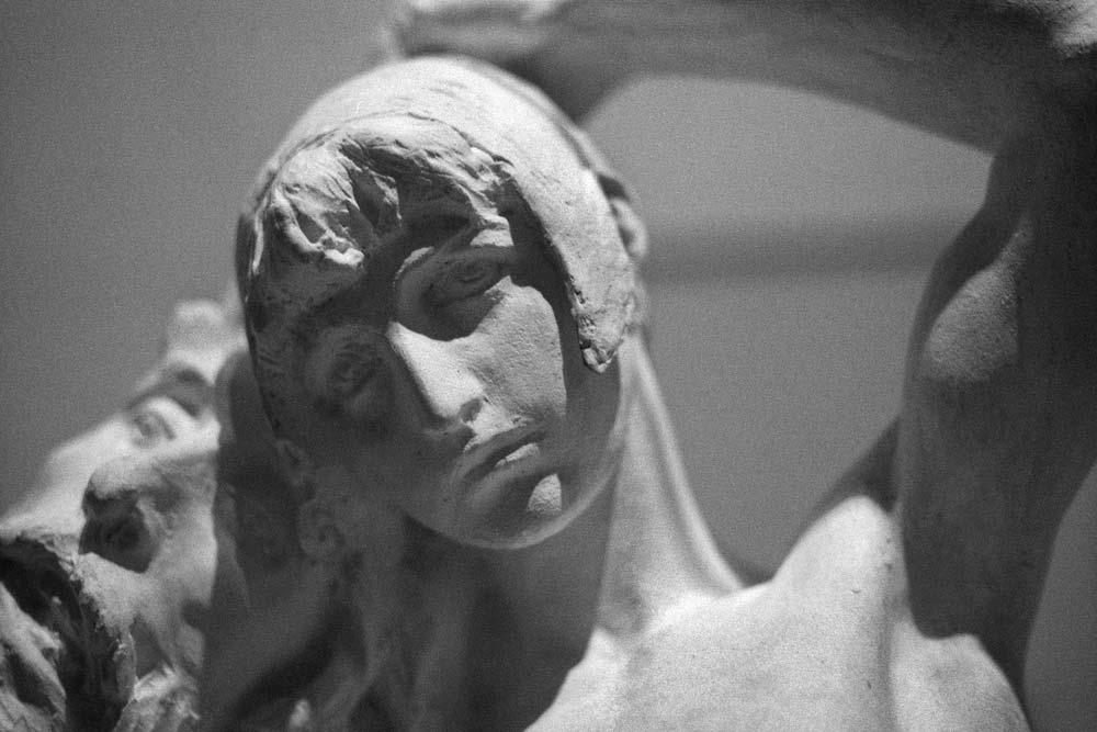 David (1900-1915) par Ettore Ximenes, Galleria d’Arte Moderna, Rome (Italie).